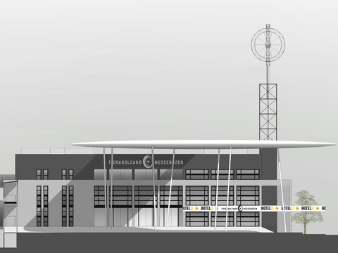 Redesign of entrance lobby and exhibition center