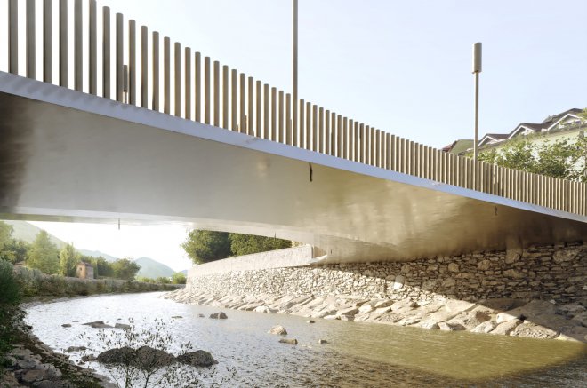 Competition Bridge „Adlerbrücke“ in Bressanone/Brixen won