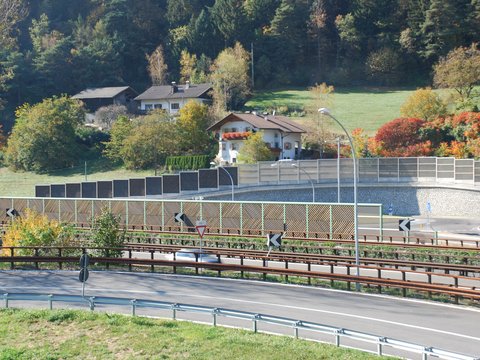 Autobahnanschlussstelle an die A22 in Brixen Süd, Baulos A und B