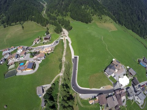 Avalanche protection gallery in Oberlappach / Sopra Lappago