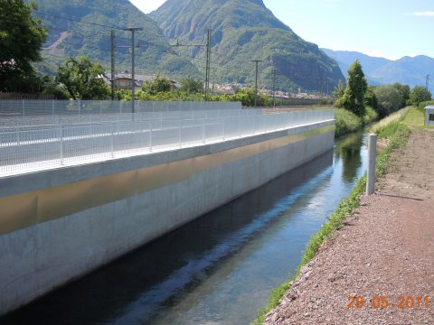 Sottopasso per ciclisti e pedoni sulla SP 62 tra Laives e Vadena