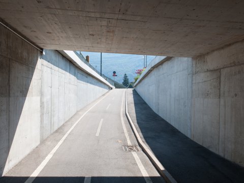 Rad- und Fußwegunterführung auf der LS 62 zwischen Leifers und Pfatten 