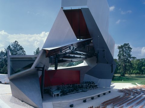 Grafenegg Castle Park open-air pavilion