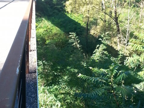 Emergency escape bridge of the Castelfeder tunnel, detour Auer / Ora