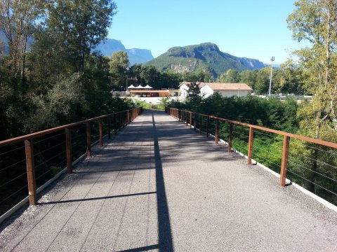 Emergency escape bridge of the Castelfeder tunnel, detour Auer / Ora