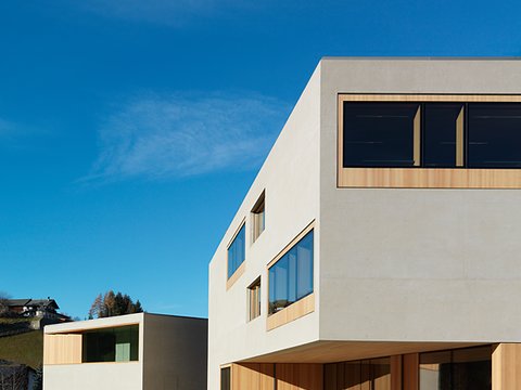 New construction of the Nature Park House and an elementary school 