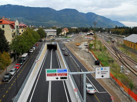 Nord-West bypass for Meran / Merano, construction stage 1