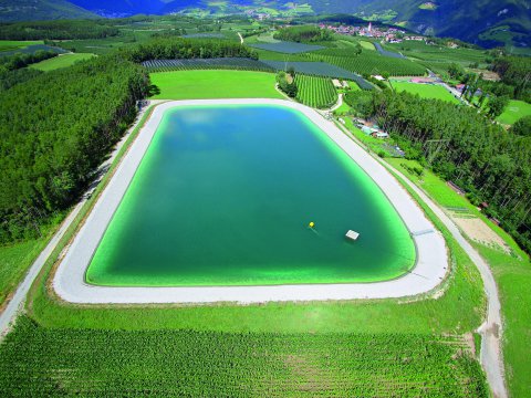 Storage basin in Laugen