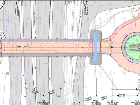 Autobahnüberführung Albeins - A22