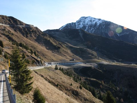 Avalanche protection gallery, Jaufen Pass / Passo Giovo Road