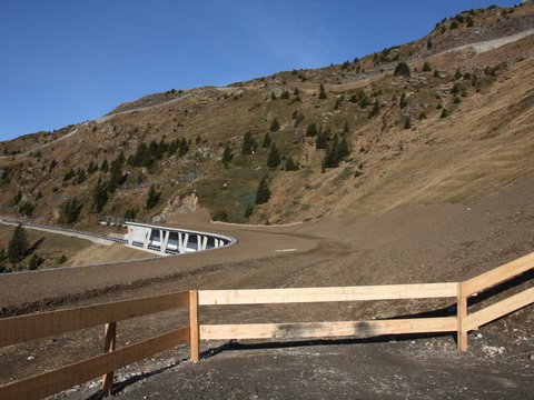 Galleria paravalanghe sulla strada del Passo Giovo