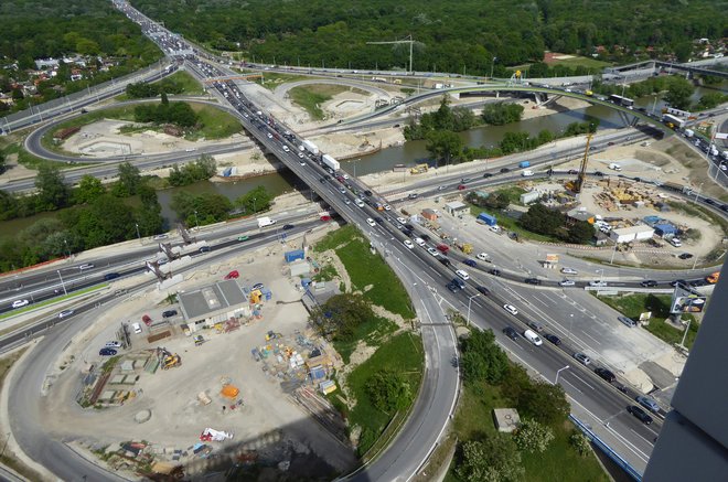 Reconstruction of the Prater traffic node