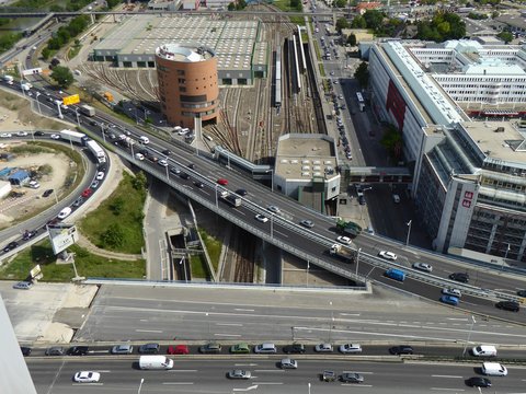 Reconstruction of the Prater traffic node