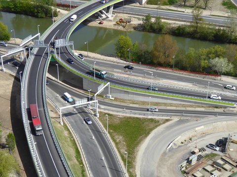 Reconstruction of the Prater traffic node