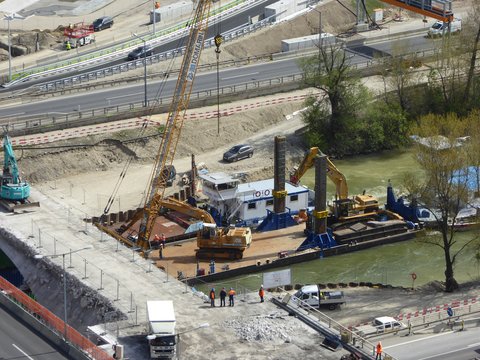 Reconstruction of the Prater traffic node