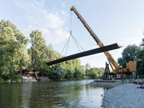 Ponte pedonale e ciclabile Isarsteg Nord