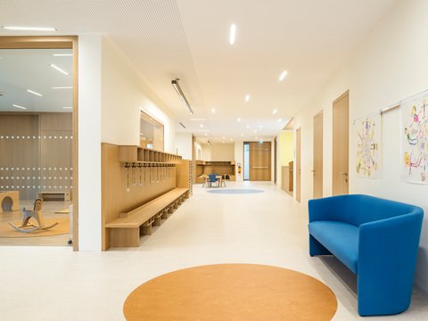 New construction of kindergartens in the Hermann-Delago-Strasse