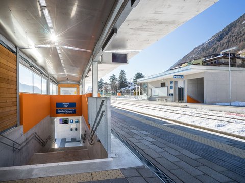 Reconstruction of the train station