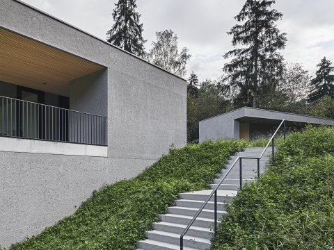 Recreation area  „Santenwaldele“: New construction of a sports building