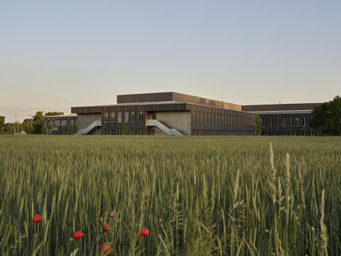 Nuova costruzione di una scuola elementare e media con palestra a tre campi