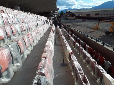 Statische Belastungsproben Drususstadion