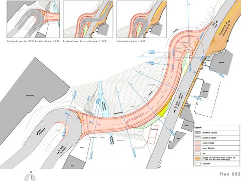 Detour route, St. Andrä / S. Andrea